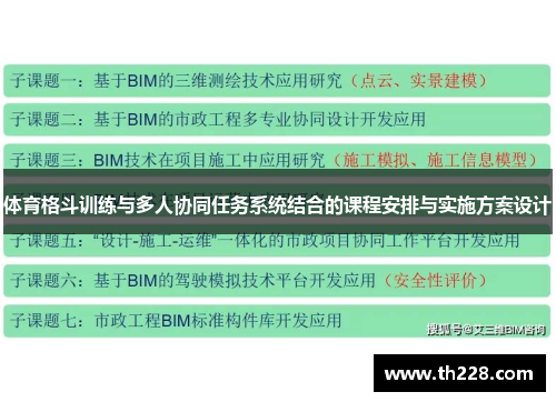 体育格斗训练与多人协同任务系统结合的课程安排与实施方案设计
